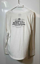 Load image into Gallery viewer, Harley-Davidson Mens White Graphic Print Round Neck Motorcycle T-Shirt Size L
