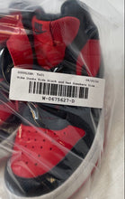 Load image into Gallery viewer, Nike Kids Court Borough Mid CD7783-602 Black And Red Sneakers Shoes Size 13.5C
