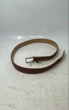 Load image into Gallery viewer, Cole Haan Mens CHRM31286 Brown Perforated Leather Adjustable Dress Belt Sz 36/90
