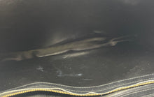 Load image into Gallery viewer, Bagheera Womens Black Textured Leather Inner Pockets Zipper Clutch Purse
