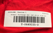 Load image into Gallery viewer, Armani Exchange Mens Red Graphic Crew Neck Short Sleeve Pullover T-Shirt Sz XXL
