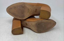 Load image into Gallery viewer, Kelsi Dagger Womens Brooklyn Brown Leather Pull-On Block Heels Ankle Boots 8.5
