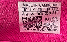 Load image into Gallery viewer, Adidas Girls Goletto VIII ID6119 Pink White Athletic Soccer Cleats Size 4.5
