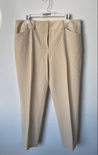 Load image into Gallery viewer, Tommy Hilfiger Womens Beige Belt Loops Straight Leg Back Pockets Dress Pants 14
