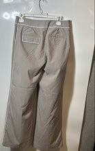 Load image into Gallery viewer, Express Womens Brown White Striped Print Correspondent Wide-Leg Dress Pants Sz 6
