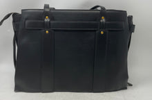 Load image into Gallery viewer, Steve Madden Womens Bcollyn Black Leather Double Handle Tote Handbag
