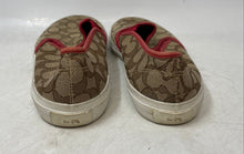 Load image into Gallery viewer, Coach Womens Chrissy A00245 Brown Beige Red Slip-On Sneaker Shoes Size 10B
