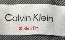 Load image into Gallery viewer, Calvin Klein Mens Blue Flat Front Slash Pockets X Slim Fit Dress Pants Sz 36x32

