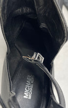 Load image into Gallery viewer, Michael Kors Womens Lawson Black Open Toe Stiletto Ankle Booties Size 8M
