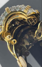 Load image into Gallery viewer, Authentic Swarovski Women's Gold-Tone Pavé Clip-On Earrings
