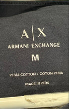 Load image into Gallery viewer, Armani Exchange Mens Navy Blue Cotton Short Sleeve Crew Neck T-Shirt Size M

