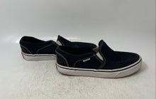 Load image into Gallery viewer, Vans Womens Asher Black Round Toe Slip-On Sneaker Shoes Size 8
