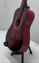 Load image into Gallery viewer, Ashthorpe Model B21 Dark Red Small Size Acoustic Guitar With Gig Bag
