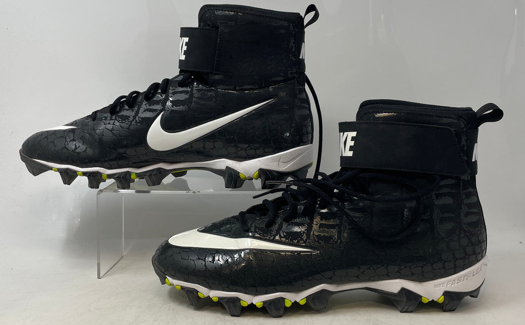 Nike Mens Force Savage Shark 925116-010 Black FastFlex Football Cleats Size 13