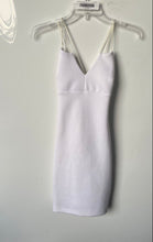 Load image into Gallery viewer, Guess Womens White Sleeveless Spaghetti Strap Back Zip Bodycon Dress Size XS
