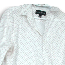 Load image into Gallery viewer, Beverly Hills Polo Club Mens White Pink Geometric Button-Up Shirt Size L
