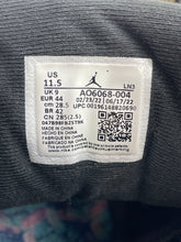 Load image into Gallery viewer, Authentic Nike Womens Air Jordan 12 Black Blue Sneaker Shoes Size 11.5 Stained
