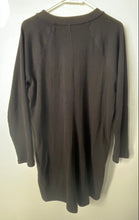 Load image into Gallery viewer, Old Navy Womens Black Ribbed Knit Long Sleeve Button Front One-Piece Romper Sz L
