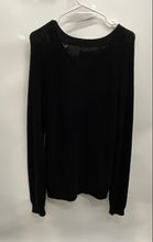 Load image into Gallery viewer, Lucky Brand Mens Black Cotton Knitted Long Sleeve V-Neck Pullover Sweater Size M
