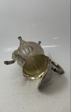Load image into Gallery viewer, Silver Tone Kitchenware Victorian Serving Tea Coffee Pot With Decorative Legs

