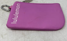 Load image into Gallery viewer, Lululemon Womens Pink Zipper Mini Travel Coin Pouch Wallet
