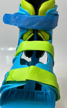 Load image into Gallery viewer, Madd Gear Kids Boosters Blue And Green Bouncing Kangaroo Jumping Boots
