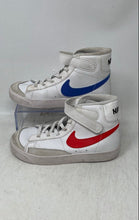 Load image into Gallery viewer, Nike Unisex Kids Blazer Mid '77 DA4087-111 White Blue Red Sneaker Shoes Sz 13.5C
