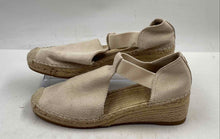 Load image into Gallery viewer, Authentic Tory Burch Womens Catalina Beige Cream Wedge Espadrille Sandals Sz 9M
