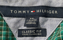 Load image into Gallery viewer, Tommy Hilfiger Mens Green Check Printed Classic Fit Button-Up Shirt Size XXL
