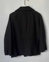 Load image into Gallery viewer, Chico's Womens Brown 3/4 Sleeve Front Flap Pockets One-Button Blazer Sz 3 W/Tags
