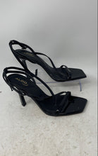 Load image into Gallery viewer, Aldo Womens Scintilla Black Open Toe Adjustable Strappy Heels Size 8.5
