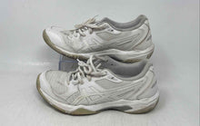 Load image into Gallery viewer, Asics Womens Gel Rocket 10 1072A056 White Low Top Lace-Up Sneaker Shoes Size 6
