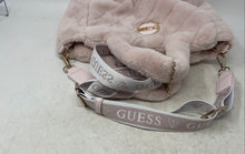 Load image into Gallery viewer, Guess Womens Pink Charm Zipper Top Handle Detachable Strap Shoulder Bag
