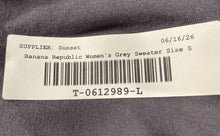 Load image into Gallery viewer, Banana Republic Womens Gray Long Sleeve Draped Open Front Cardigan Sweater Sz S
