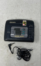 Load image into Gallery viewer, Aiwa Super Bass Stereo Radio Cassette Player Model HS-TA263W Not Tested
