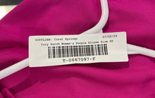 Load image into Gallery viewer, Tory Burch Womens Magenta Pink Sleeveless Crew Neck Back Tie Blouse Top Size XS
