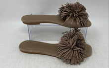 Load image into Gallery viewer, Steve Madden Womens Brown Open-Toe Slip-On Flat Slide Sandals Size 7.5M
