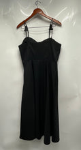 Load image into Gallery viewer, A New Day Womens Black Sweetheart Neck Spaghetti Strap A-Line Dress Size 14
