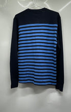 Load image into Gallery viewer, Banana Republic Mens Navy Blue Striped Long Sleeve Pullover T-Shirt Size Medium
