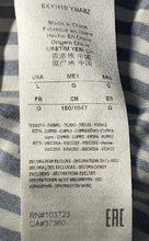 Load image into Gallery viewer, Armani Exchange Womens Multicolor Striped Half Zip Short Sleeve Blouse Top Sz L

