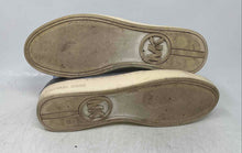 Load image into Gallery viewer, Michael Kors Womens Leo Silver Leather Studded Slip-On Sneakers Shoes Size 9M
