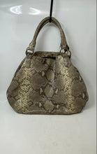 Load image into Gallery viewer, Gili Womens Brown Animal Print Leather Bottom Studs Inner Pockets Shoulder Bag
