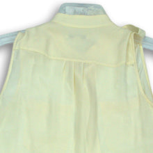 Load image into Gallery viewer, Banana Republic Womens Ivory Sleeveless Button Front Blouse Top Size 0P
