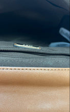 Load image into Gallery viewer, Aldo Womens Cream Brown Adjustable Strap Flap Over Lined Crossbody Bag
