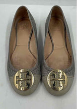Load image into Gallery viewer, Authentic Tory Burch Womens Serena 2 Gray Karung Montilla Ballet Flats Size 7M
