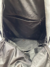 Load image into Gallery viewer, Versace Parfums Unisex Black Adjustable Strap Shoulder Backpack Stained
