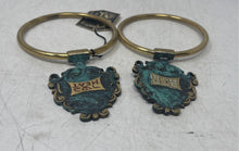 Load image into Gallery viewer, The Guild Of Israel Craftsman Brass Kosher Kitchen Towels Holders Lot Of 2 Pcs
