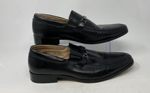 Load image into Gallery viewer, Adolfo Mens Black Regal Leather Slip-On Loafer Shoes Size 10
