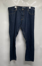 Load image into Gallery viewer, Sean John Mens Mercer Blue Denim Button Front Slim Fit Straight Leg Jeans 38X32
