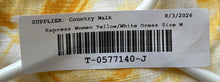 Load image into Gallery viewer, Express Womens Yellow White Floral Flutter Sleeve Tie Front Maxi Dress Size M
